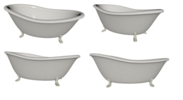 furniture & bathtub free transparent png image.