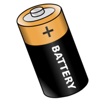 electronics & battery free transparent png image.