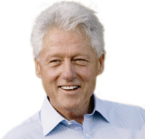 celebrities & Bill Clinton free transparent png image.