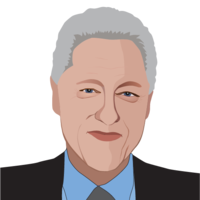 celebrities & bill clinton free transparent png image.