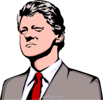 celebrities & Bill Clinton free transparent png image.