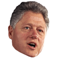 celebrities & Bill Clinton free transparent png image.