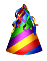 holidays & party birthday hat free transparent png image.