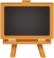 furniture & blackboard free transparent png image.