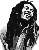 celebrities & Bob Marley free transparent png image.