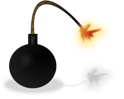 weapons & bomb free transparent png image.