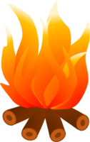 nature & Bonfire free transparent png image.