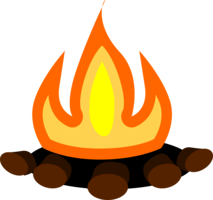 nature & Bonfire free transparent png image.