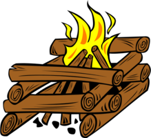 nature & Bonfire free transparent png image.