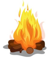 nature & Bonfire free transparent png image.