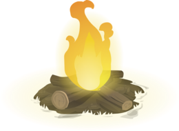 nature & bonfire free transparent png image.