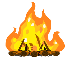 nature & bonfire free transparent png image.