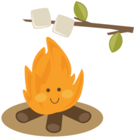 nature & Bonfire free transparent png image.