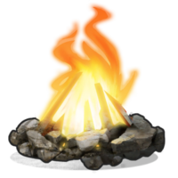 nature & Bonfire free transparent png image.