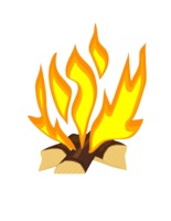 nature & Bonfire free transparent png image.