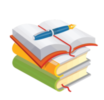 objects & book free transparent png image.