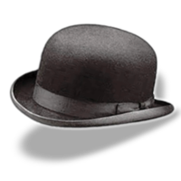 clothing & Bowler hat free transparent png image.