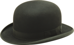 clothing & bowler hat free transparent png image.