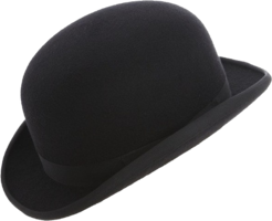 clothing & bowler hat free transparent png image.