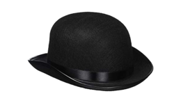 clothing & Bowler hat free transparent png image.