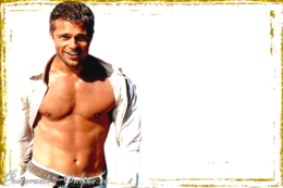 celebrities & Brad Pitt free transparent png image.