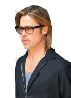 celebrities & Brad Pitt free transparent png image.