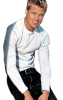 celebrities & Brad Pitt free transparent png image.