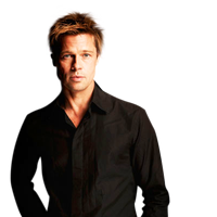 celebrities & brad pitt free transparent png image.