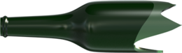 food & Broken bottle free transparent png image.