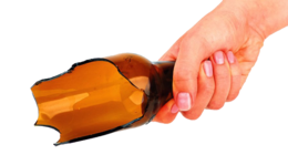 food & Broken bottle free transparent png image.