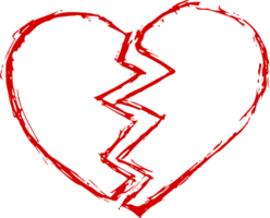 symbols & Broken heart free transparent png image.