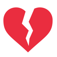 symbols & Broken heart free transparent png image.