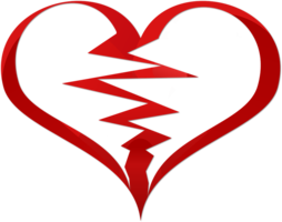 symbols & broken heart free transparent png image.