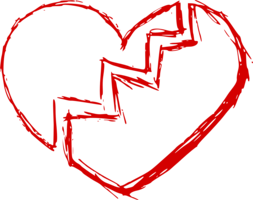 symbols & broken heart free transparent png image.