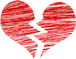 symbols & broken heart free transparent png image.