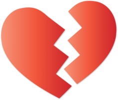 symbols & Broken heart free transparent png image.