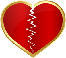 symbols & Broken heart free transparent png image.