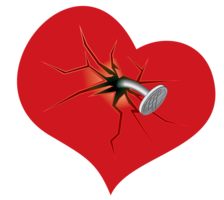 symbols & Broken heart free transparent png image.