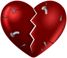 symbols & Broken heart free transparent png image.