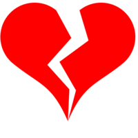 symbols & broken heart free transparent png image.