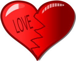 symbols & broken heart free transparent png image.