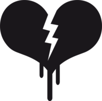 symbols & broken heart free transparent png image.