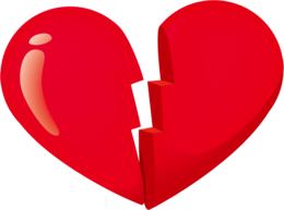 symbols & Broken heart free transparent png image.