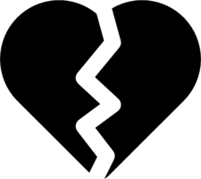 symbols & broken heart free transparent png image.