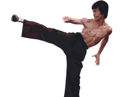 celebrities & Bruce Lee free transparent png image.