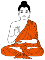 fantasy & Gautama Buddha free transparent png image.