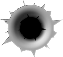 weapons & bullet holes free transparent png image.