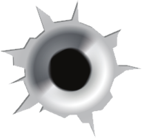 weapons & bullet holes free transparent png image.