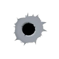 weapons & bullet holes free transparent png image.