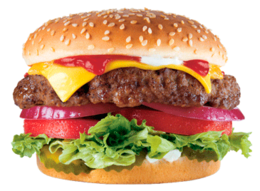 food & Burger and sandwich free transparent png image.